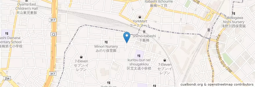 Mapa de ubicacion de 池袋本町三郵便局 en ژاپن, 東京都, 板橋区, 豊島区.