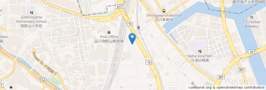 Mapa de ubicacion de 河野臨牀医学研究所附属第三北品川病院 en Japón, Tokio, Shinagawa.