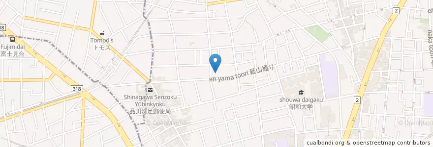 Mapa de ubicacion de 洗足うさぎ幼稚園 en Japan, Tokio, 品川区.