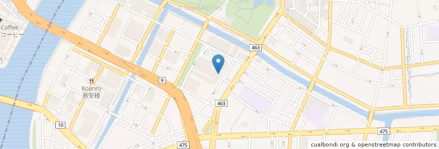 Mapa de ubicacion de 深川一丁目保育園 en Japon, Tokyo, 江東区.