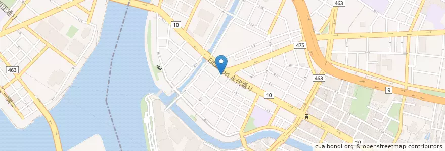 Mapa de ubicacion de 深川消防署永代出張所 en ژاپن, 東京都, 江東区.
