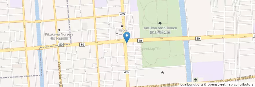 Mapa de ubicacion de 深川警察署住吉交番 en Japón, Tokio, Koto.