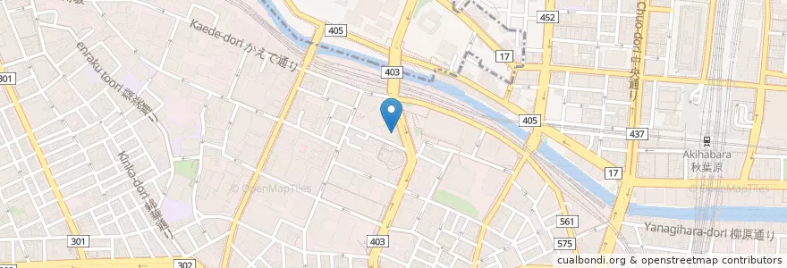 Mapa de ubicacion de 済安堂井上眼科病院 en اليابان, 東京都, 千代田区.