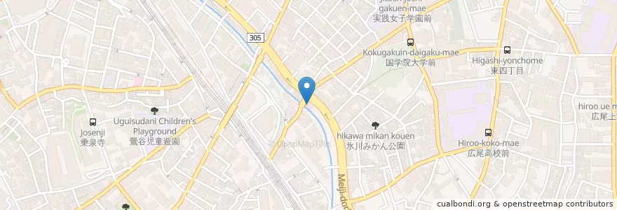 Mapa de ubicacion de 渋谷警察署東交番 en ژاپن, 東京都, 渋谷区.