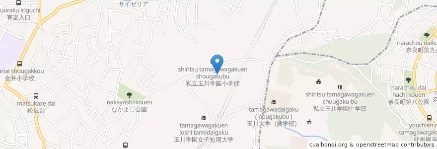 Mapa de ubicacion de 玉川学園幼稚部幼稚園 en Jepun, 東京都, 町田市.