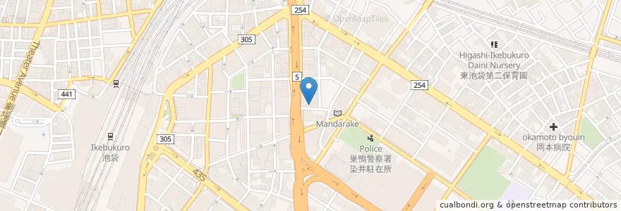 Mapa de ubicacion de 生全会池袋病院 en Japão, Tóquio, 豊島区.