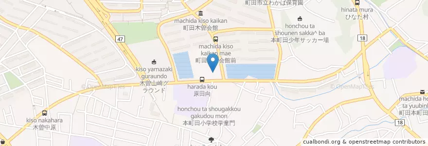 Mapa de ubicacion de 町田消防署 en Giappone, Tokyo, 町田市.