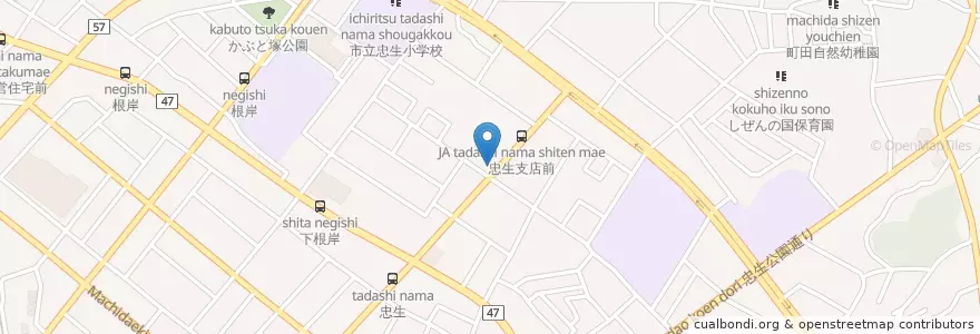 Mapa de ubicacion de 町田消防署忠生出張所 en Japan, Tokio, 町田市.