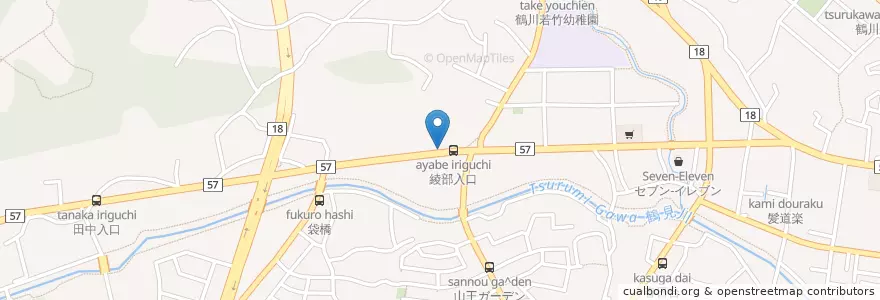Mapa de ubicacion de 町田警察署野津田駐在所 en Giappone, Tokyo, 町田市.
