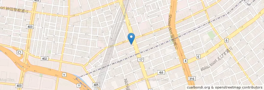 Mapa de ubicacion de 神田今川橋郵便局 en Jepun, 東京都, 千代田区.
