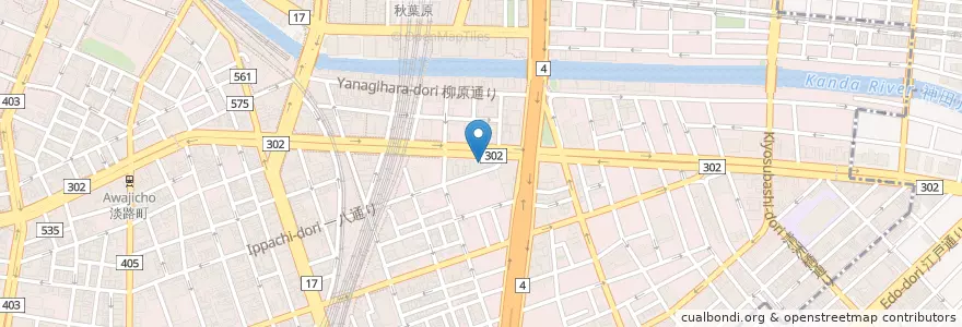 Mapa de ubicacion de 神田須田町郵便局 en Japonya, 東京都, 千代田区.