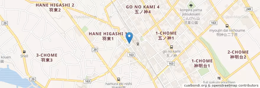 Mapa de ubicacion de 福生警察署羽村駅前交番 en ژاپن, 東京都, 羽村市.
