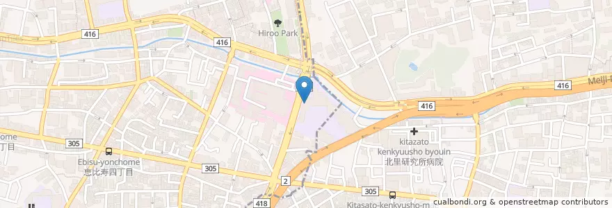 Mapa de ubicacion de 私立慶應義塾幼稚舎 en Япония, Токио, Минато.