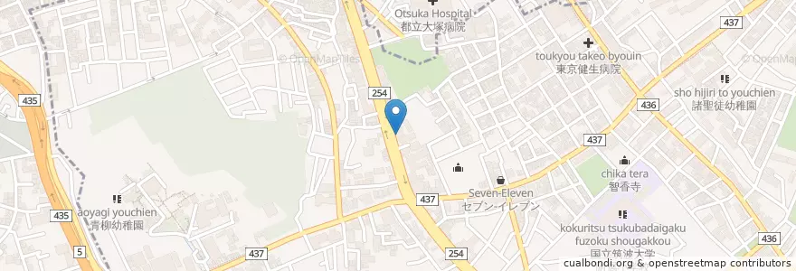 Mapa de ubicacion de 私立東邦音楽大学附属東邦高等学校 en اليابان, 東京都, 文京区.