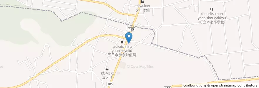 Mapa de ubicacion de 秋川消防署 en Giappone, Tokyo, あきる野市.