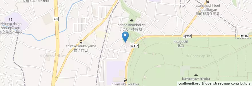 Mapa de ubicacion de 科学技術振興機構情報資料館 en ژاپن, 練馬区.