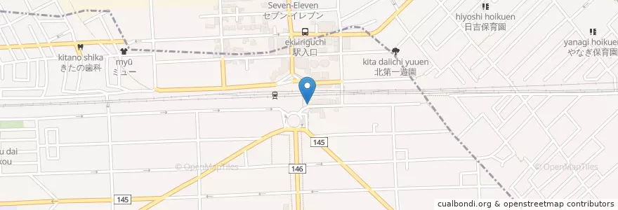 Mapa de ubicacion de 立川警察署国立駅前交番 en Japon, Tokyo, 国分寺市.