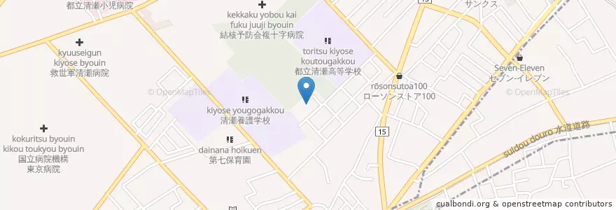 Mapa de ubicacion de 第一保育園 en Japon, Tokyo.
