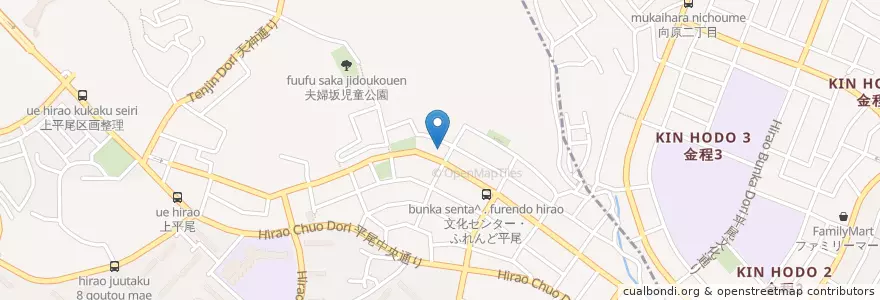 Mapa de ubicacion de 第三児童館 en 日本, 東京都, 稲城市.