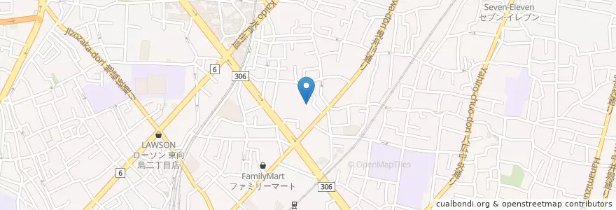 Mapa de ubicacion de 第三寺島幼稚園 en Japão, Tóquio, 墨田区.