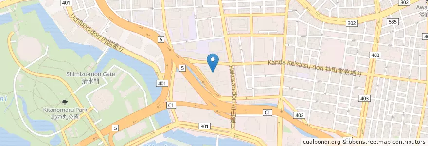 Mapa de ubicacion de 総合研究大学院大学 en 日本, 东京都/東京都, 千代田區.