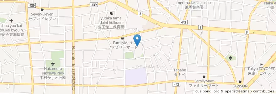 Mapa de ubicacion de 練馬区立練馬図書館 en Japon, Tokyo, 練馬区.