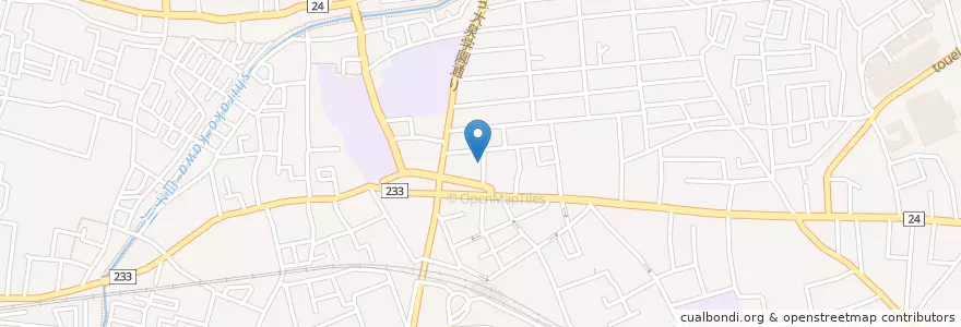 Mapa de ubicacion de 練馬東大泉三郵便局 en Japon, Tokyo, 練馬区.