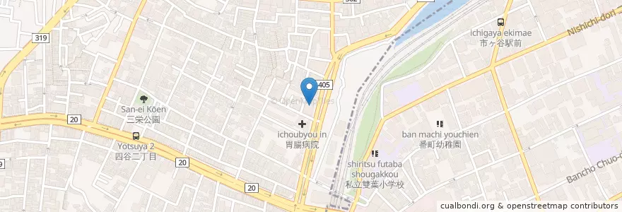 Mapa de ubicacion de 自動車検査独立行政法人 en 日本, 东京都/東京都, 新宿区/新宿區.