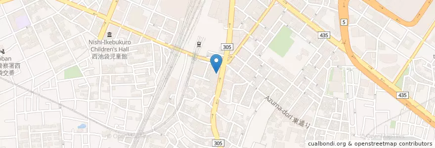 Mapa de ubicacion de 芳精会ぬかりや病院 en 일본, 도쿄도, 豊島区.