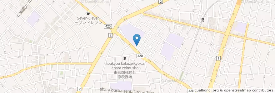 Mapa de ubicacion de 荏原消防署 en Japón, Tokio, Shinagawa.
