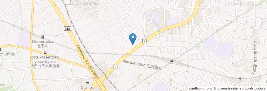 Mapa de ubicacion de 荏原消防署旗の台出張所 en Japan, Tokio.