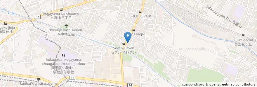Mapa de ubicacion de 荻窪消防署久我山出張所 en Japan, Tokio, 杉並区.
