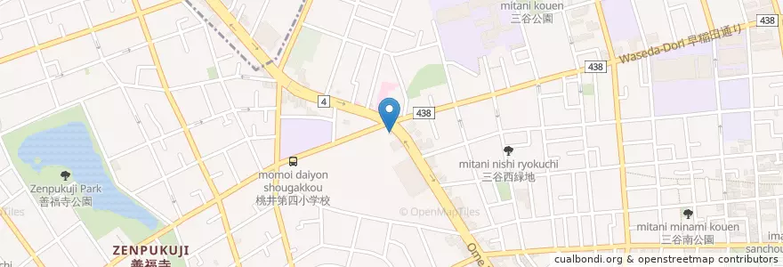 Mapa de ubicacion de 荻窪警察署善福寺交番 en Japonya, 東京都, 練馬区, 杉並区.