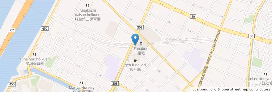 Mapa de ubicacion de 葛西警察署船堀駅前交番 en Japão, Tóquio, 江戸川区.