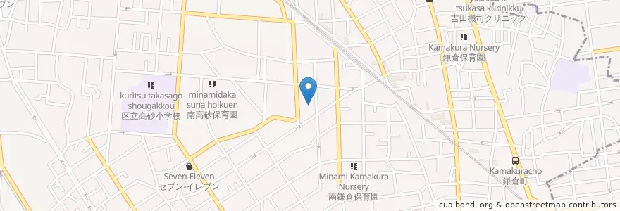Mapa de ubicacion de 葛飾しらゆり学園幼稚園 en Giappone, Tokyo, 葛飾区.
