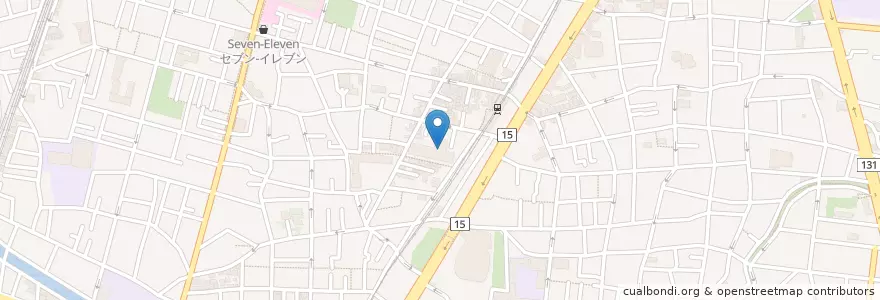 Mapa de ubicacion de 蒲田児童館 en Japon, Tokyo, 大田区.
