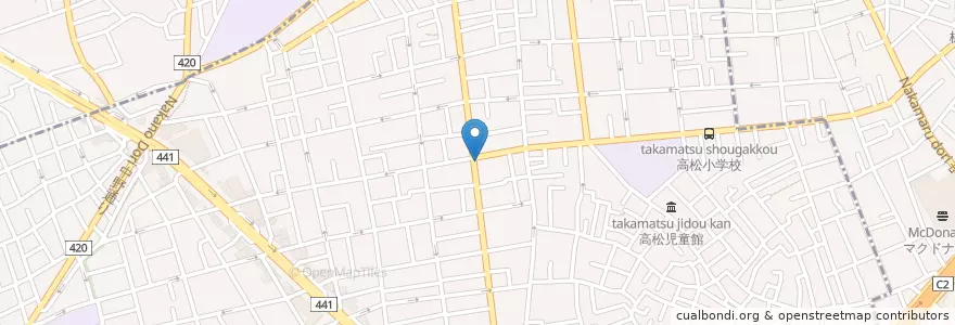 Mapa de ubicacion de 豊島千川一郵便局 en 日本, 东京都/東京都, 板橋区.