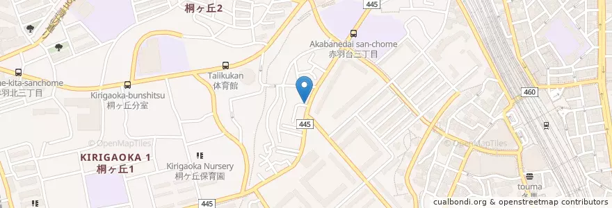 Mapa de ubicacion de 赤羽警察署 法善寺交番 en Japan, Tokio, 北区.