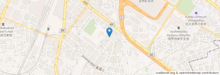 Mapa de ubicacion de 都市再生機構東京都心支社東池袋再開発事務所 en Giappone, Tokyo, Toshima.