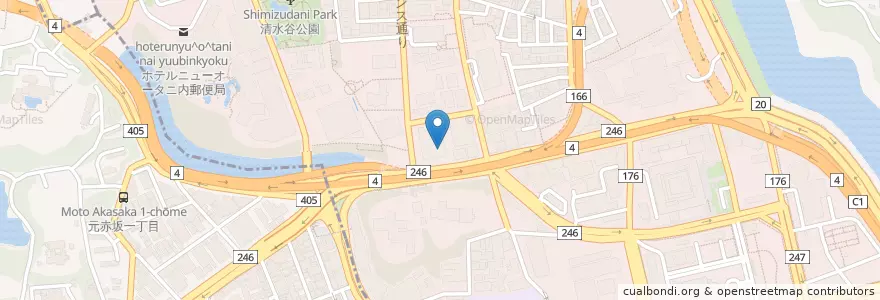 Mapa de ubicacion de 都道府県会館内郵便局 en 日本, 东京都/東京都, 千代田區.