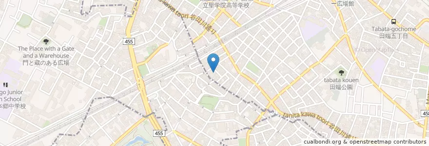 Mapa de ubicacion de 金地病院 en Jepun, 東京都, 北区.