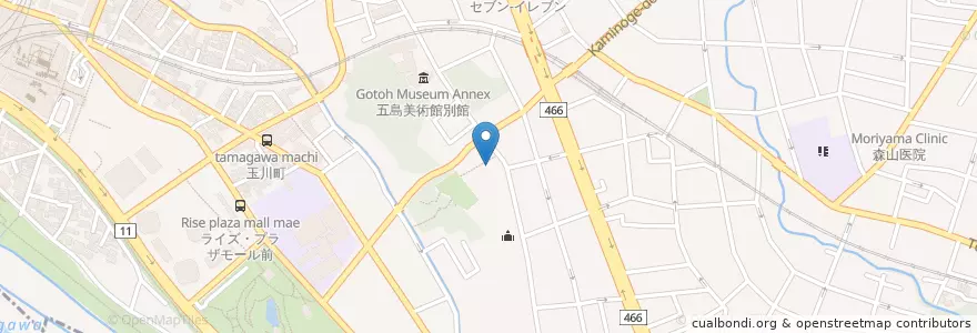 Mapa de ubicacion de 鈴蘭幼稚園 en 日本, 东京都/東京都, 世田谷区.