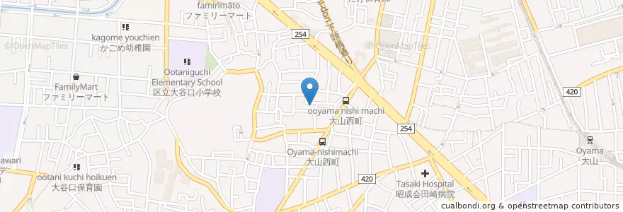 Mapa de ubicacion de 陽光保育園 en Япония, Токио, Итабаси.
