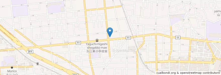 Mapa de ubicacion de 静恒会本多病院 en 日本, 東京都, 大田区.