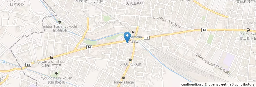 Mapa de ubicacion de 高井戸警察署久我山交番 en 日本, 东京都/東京都, 杉並区.