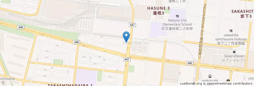 Mapa de ubicacion de 高島平警察署 西台駅前交番 en 日本, 東京都, 板橋区.