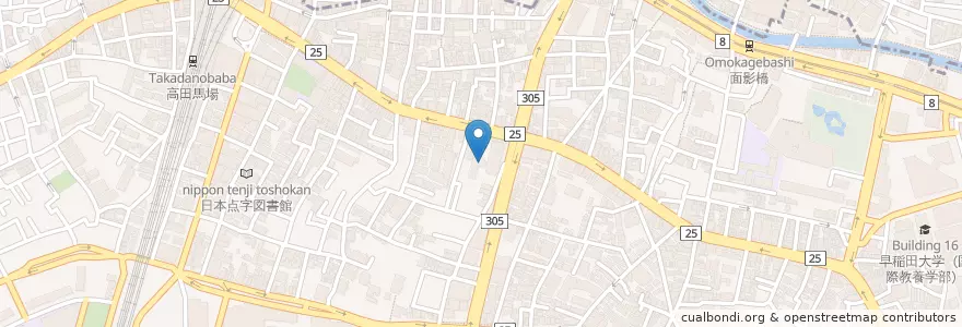 Mapa de ubicacion de 高田馬場第二児童館 en 日本, 东京都/東京都, 新宿区/新宿區.