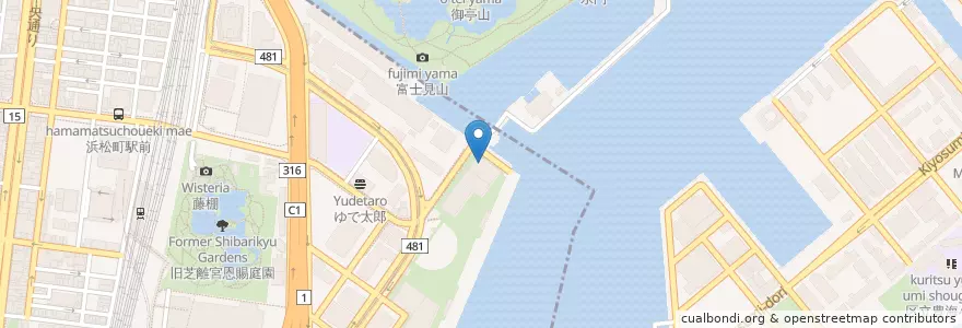 Mapa de ubicacion de 高齢・障害者雇用支援機構東京駐在所 en Japan, Tokyo, Minato.