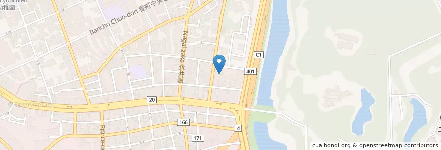Mapa de ubicacion de 麹町消防署 en 日本, 東京都, 千代田区.