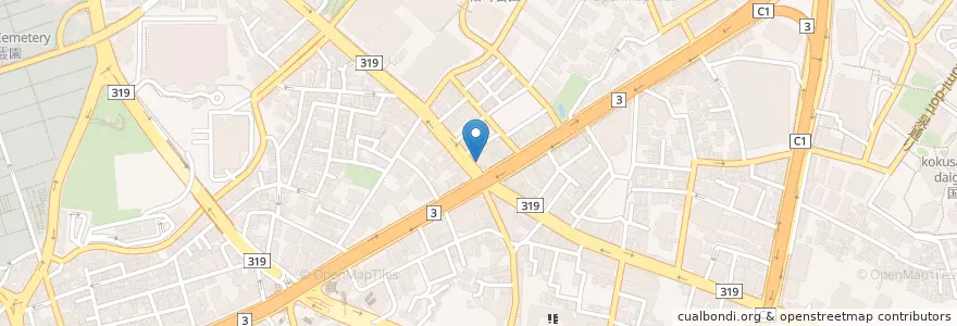 Mapa de ubicacion de 麻布警察署六本木交番 en 일본, 도쿄도, 미나토.